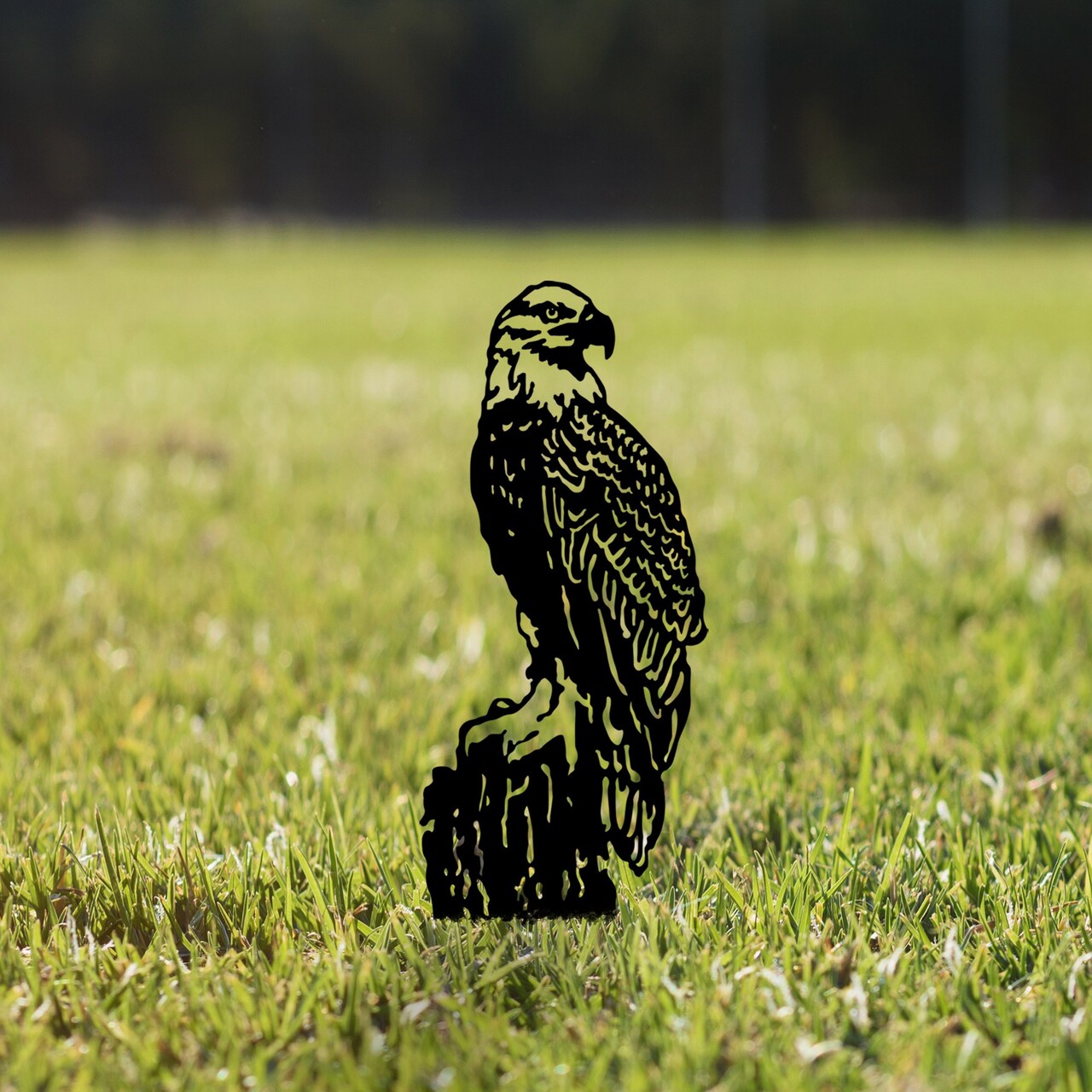 Obiect decorativ de grădină, Spy 01, 40x36 cm, Negru - imagine 7